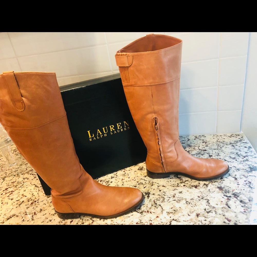 Ralph Lauren knee high boots